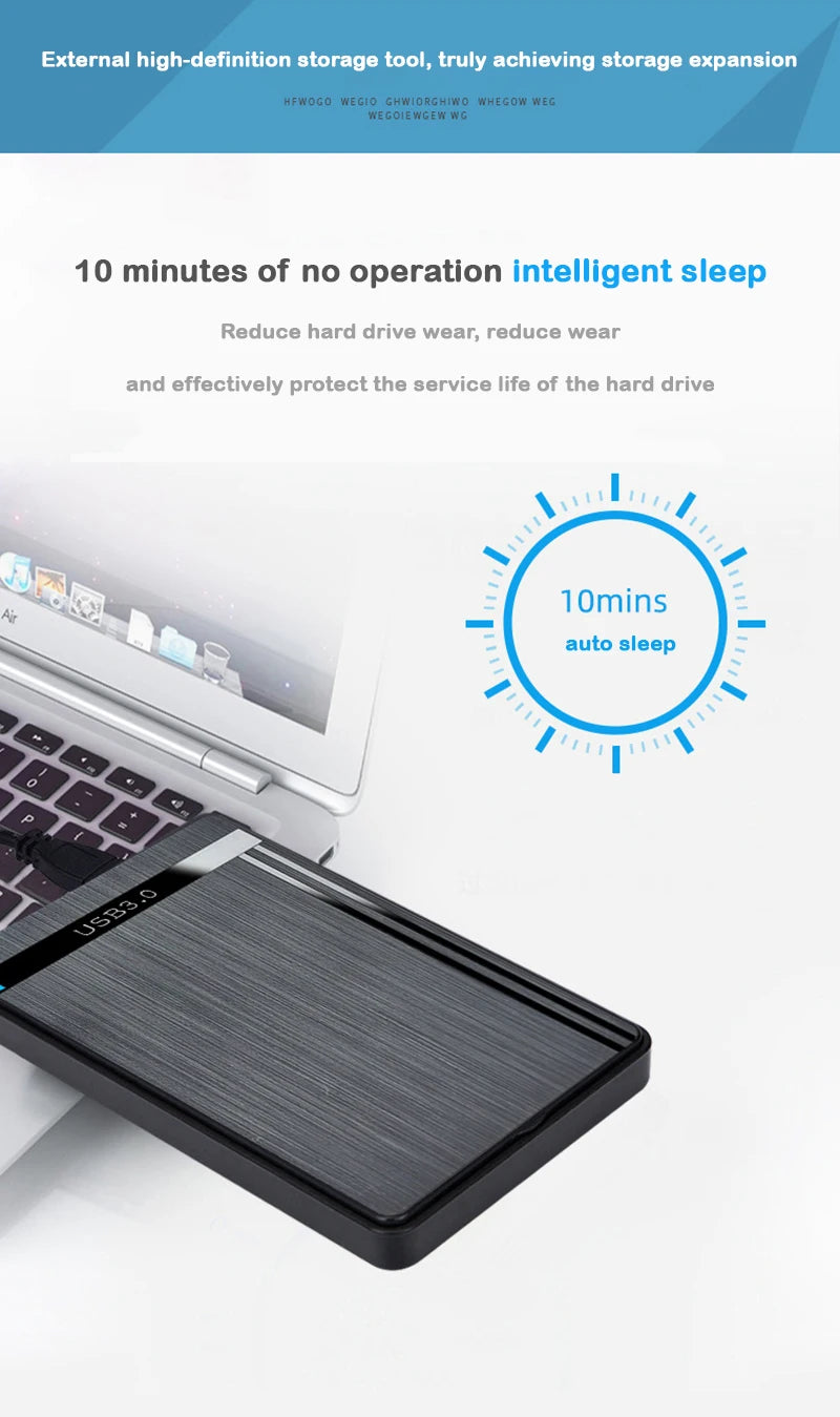 UTHAI 2.5-inch SSD Solid State Mechanical Serial Port SATA Toolless Micro Interface USB 3.0 External Mobile Hard Disk Case